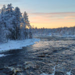 It is possible to cross this river on one of our Rovaniemi daytime nature tours