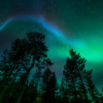 Beautiful northern lights in Rovaniemi during our chasing the Fox Fires- tours
